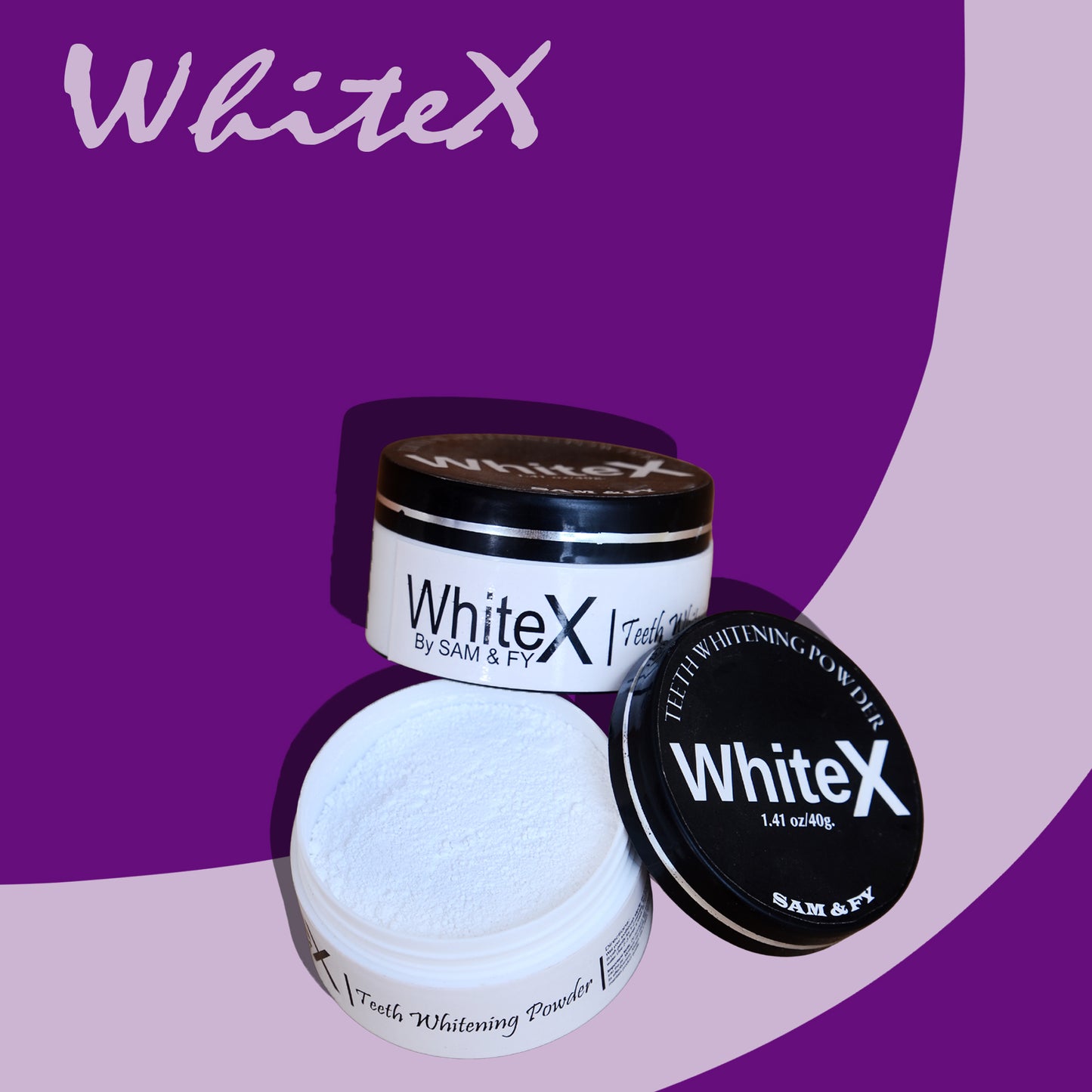WhiteX Teeth Whitening Powder 40g.