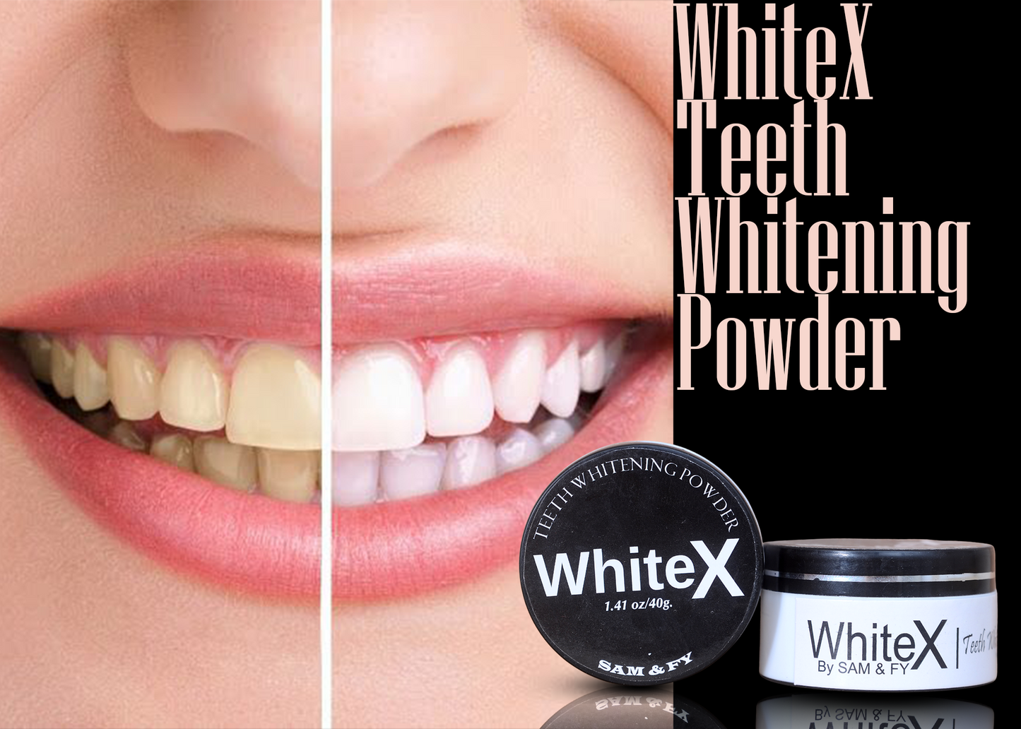 WhiteX Teeth Whitening Powder 40g.