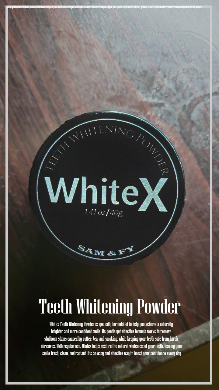 WhiteX Teeth Whitening Powder 40g.